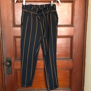 Zara striped pants